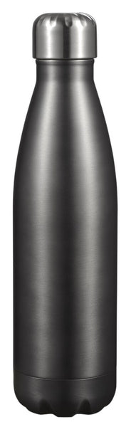 Double-Walled 16OZ Water Bottle in Brushed Gun Metal