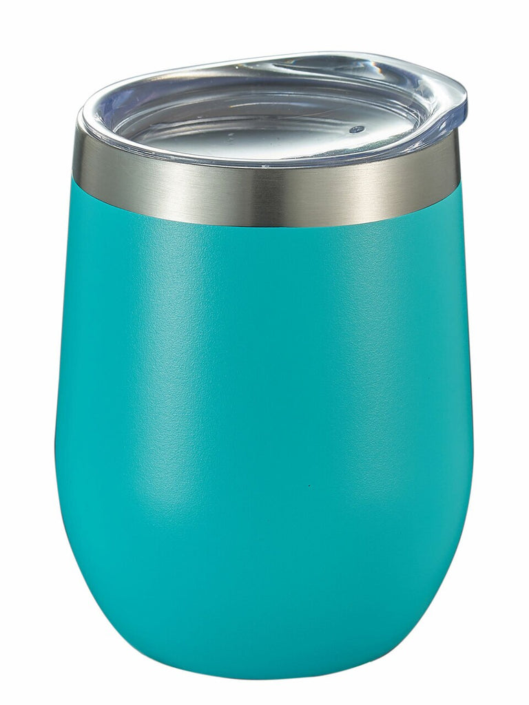 Teal Stainless Steel Double-Walled Insulated Travel Mug