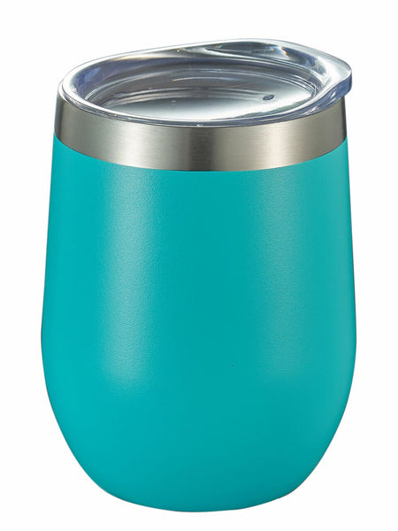 Teal Stainless Steel Double-Walled Insulated Travel Mug