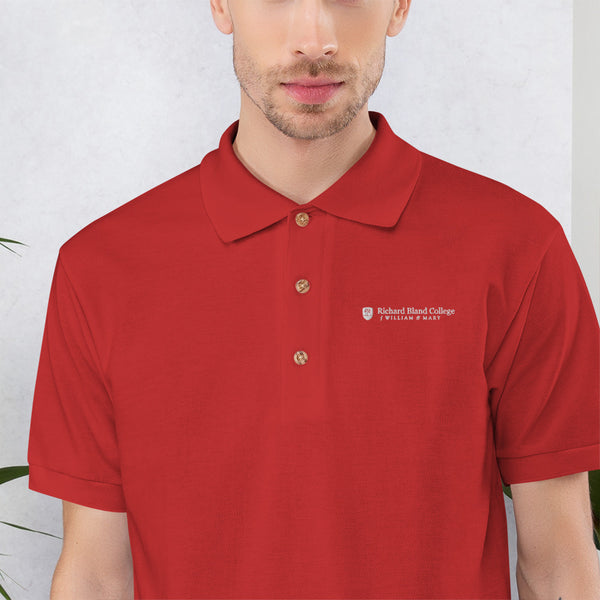 Embroidered Richard Bland College Men's Polo Shirt