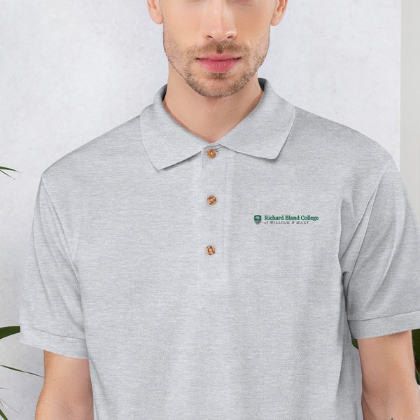 Embroidered Richard Bland College Men's Polo Shirt