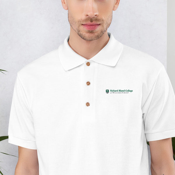 Embroidered Richard Bland College Men's Polo Shirt