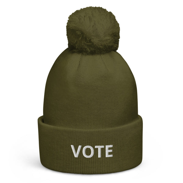 VOTE Pom Pom Beanie