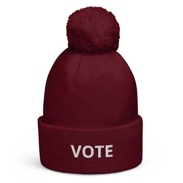 VOTE Pom Pom Beanie