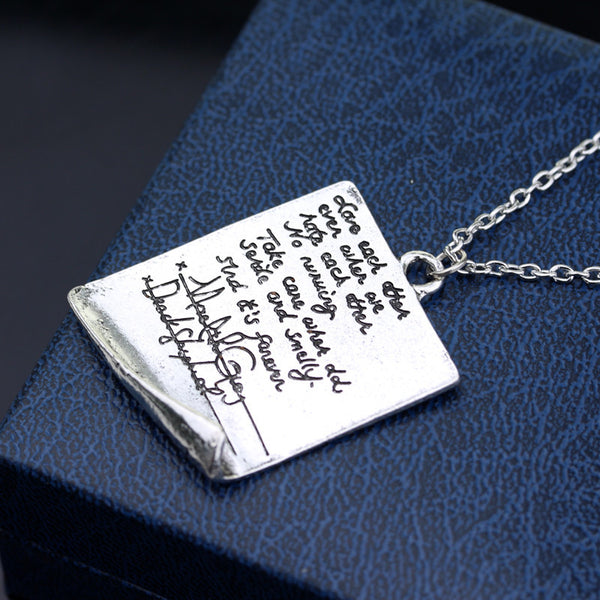 Grey's Anatomy Post-It Wedding Necklace - Bargain Love