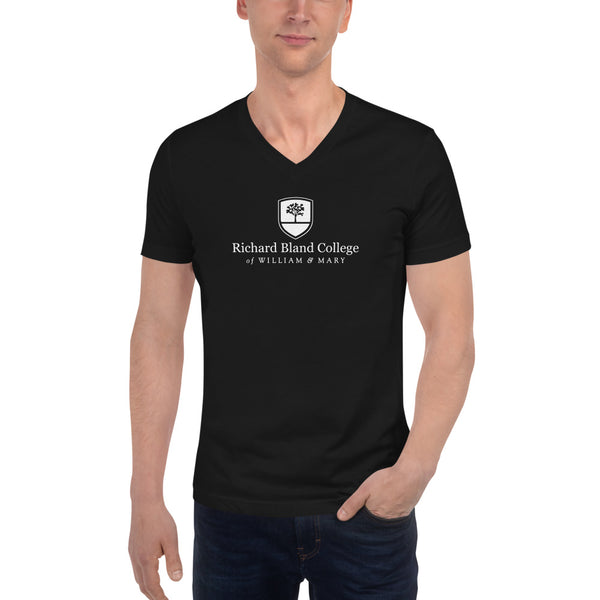 Unisex Short Sleeve V-Neck Richard Bland College T-Shirt