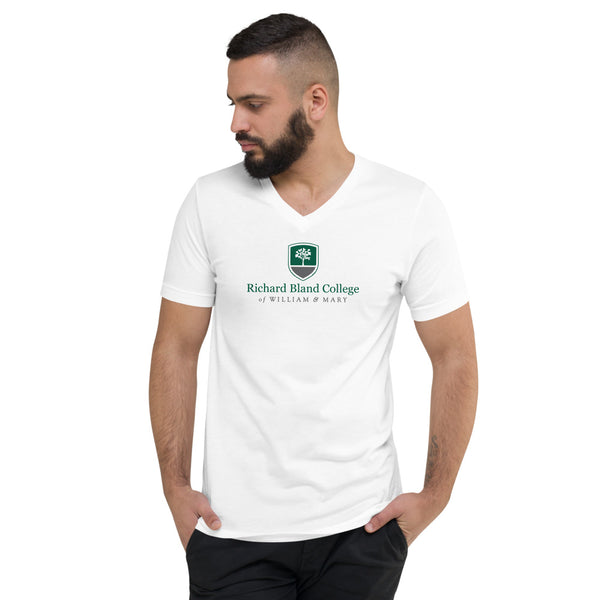 Unisex Short Sleeve V-Neck Richard Bland College T-Shirt