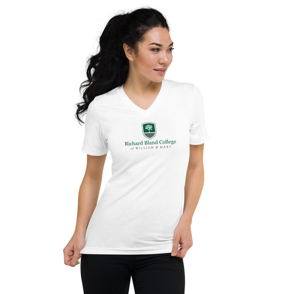 Unisex Short Sleeve V-Neck Richard Bland College T-Shirt