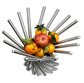 Heliot Stainless Steel Modern Fruit Bowl - Bargain Love