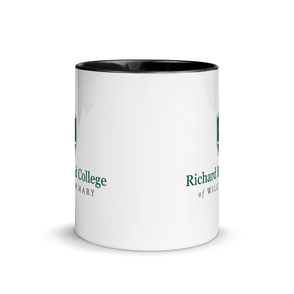 Richard Bland College Mug with Black Handle and Rim/Interior