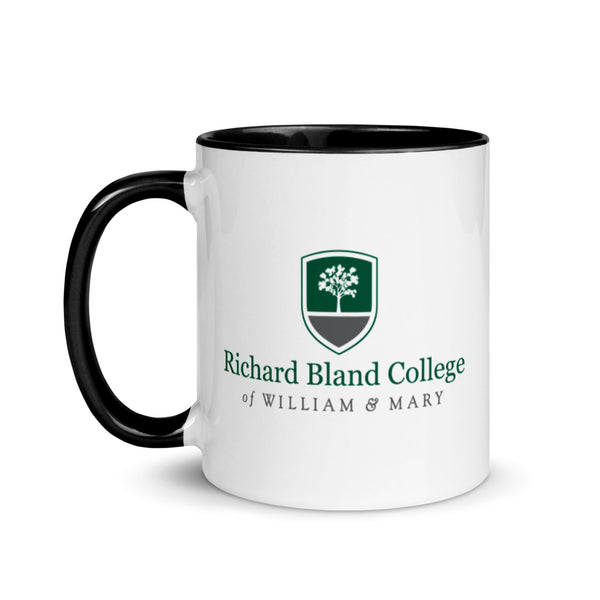 Richard Bland College Mug with Black Handle and Rim/Interior