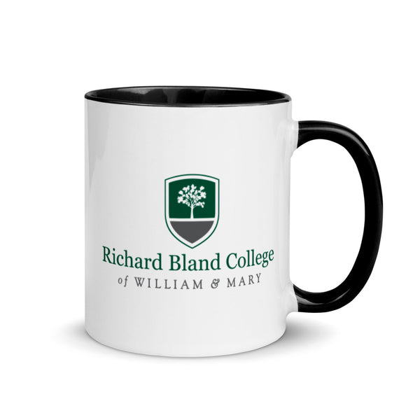 Richard Bland College Mug with Black Handle and Rim/Interior